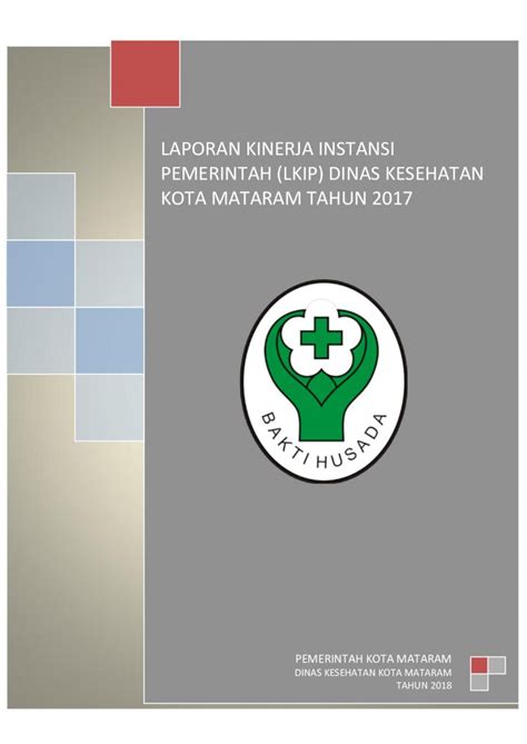 Pdf Laporan Kinerja Instansi Pemerintah Lkip Dinas Mataramkota Go Id File Lakip Dinas