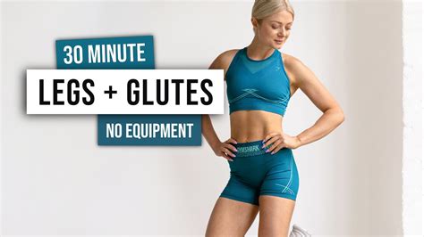 30 Min Lean Legs And Round Booty Intense Home Workout No Repeat Tone