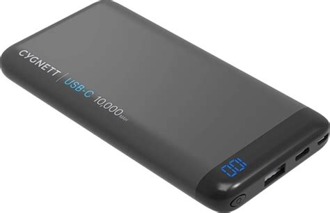 Cygnett 10000 MAh Powerbank Pro Type C USB C 15W USB A 18W QC3 0