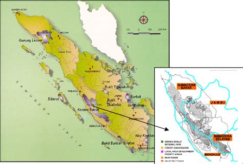 Location Of Kerinci Seblat National Park Ksnp Download Scientific