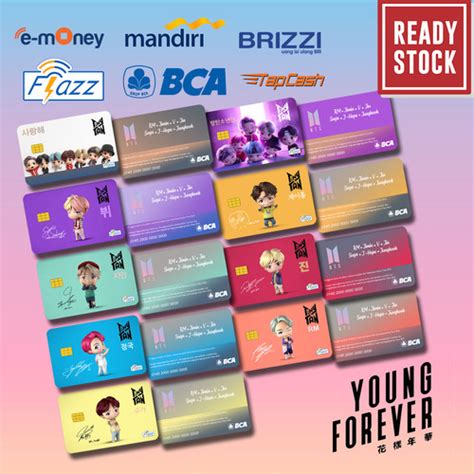 Jual Emoney Mandiri Flazz Bca Gen Brizzi Tap Cash Custom Bts Army