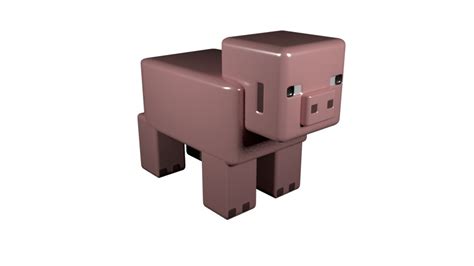 Pig Minecraft 3D Model - TurboSquid 1590388