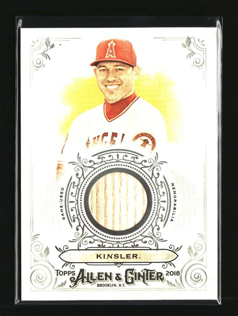 Topps Allen Ginter Fsrb Ik Ian Kinsler Memorabilia Full Size