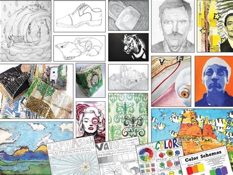 17 Creative High School Art Project Ideas - Look between the lines