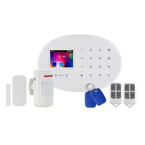 Kit Alarma Wireless Cu GSM WIFI Si RFID Kerui KR W20