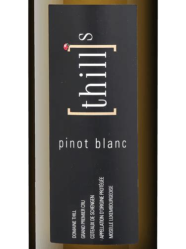 Domaine Thill Ch Teau De Schengen Thill S Pinot Blanc Grand Premier