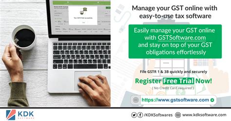 Easily Manage Your GST Online With KDK GST Software And Stay On Top Of