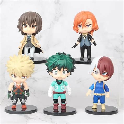 My Hero Academia Bakugou Katsuki Shoto Todoroki Izuku Midoriya Figures