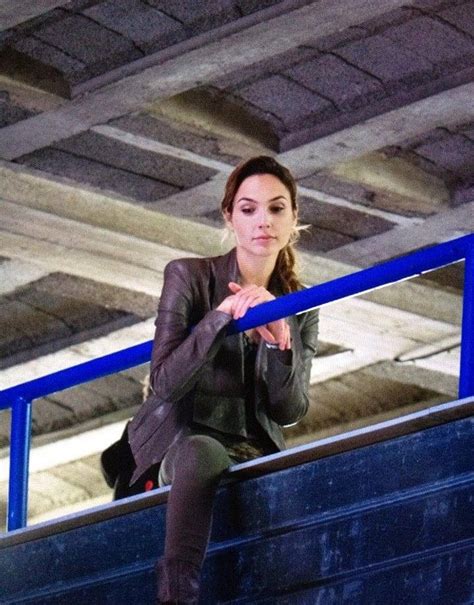 Gal Gadot photographed behind the scenes of 'Fast and Furious 6' 2013 ...