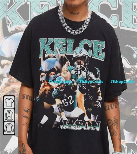 Vintage Jason Kelce T-Shirt, Jason Kelce Tee, Retro Jason Kelce T-Shirt ...