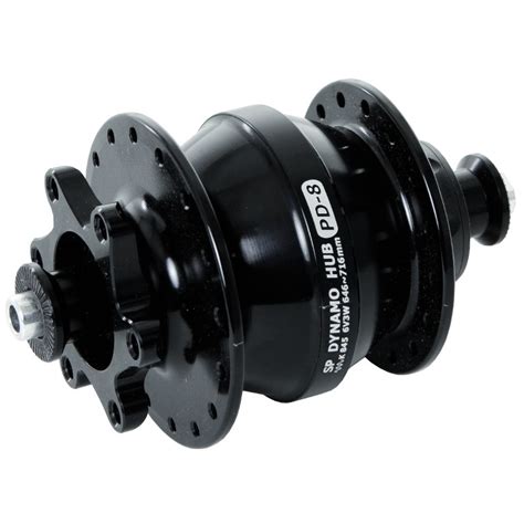 Shutter Precision PD 8 Hub Dynamo 6 Bolt QR 9x100mm Black BIKE24