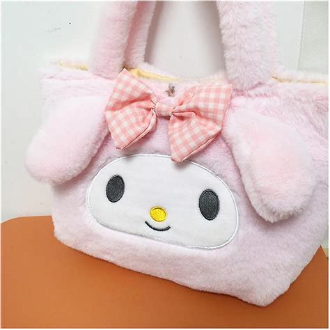 Kawaii Cinnamoroll Sanrio Plush Bag My Melody Anime Bags Kt Cat Purin