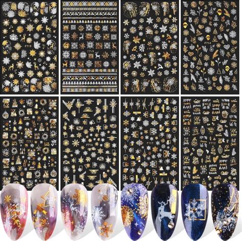 Guap Nail Art Nagelstickers Nagel Stickers Kerst Nail Art D