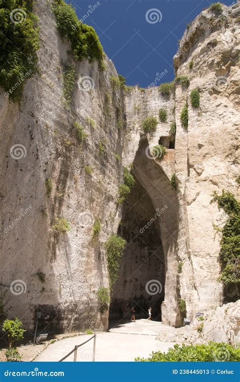 The Ear Of Dionysius In Siracusa Italy Stock Image Image Of Acoustic