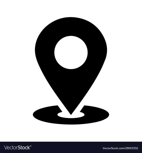 Location icon map address geographical position Vector Image