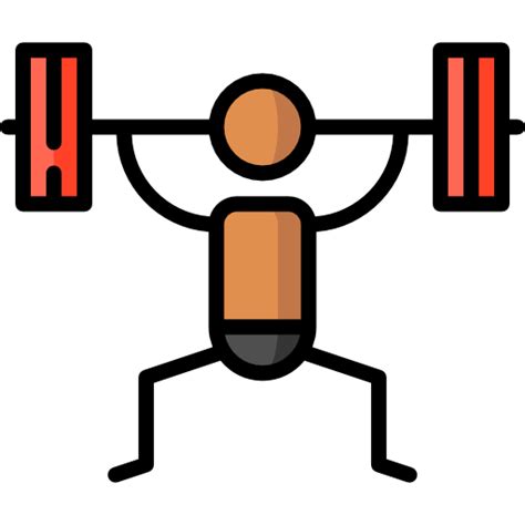 Fitness Puppet Characters Lineal Color Icon