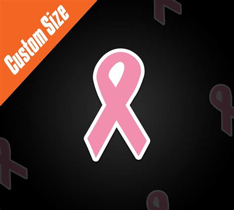 Cancer Awareness Ribbon Sticker Awareness Sticker Etiqueta Etsy