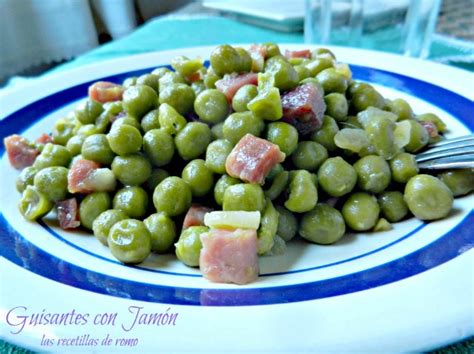 GUISANTES CON JAMÓN las recetillas de romo