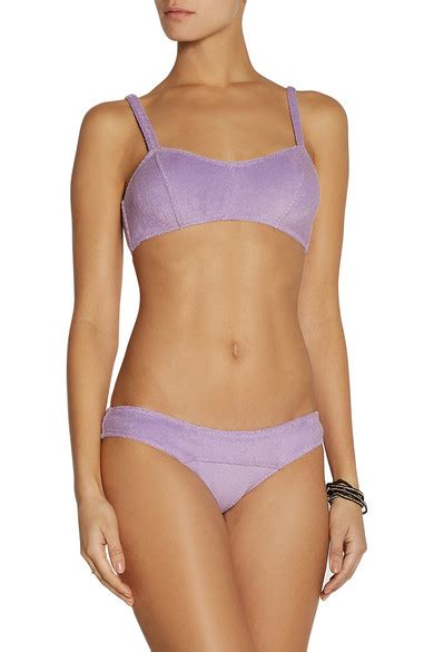 Lisa Marie Fernandez The Genevieve Stretch Terry Bikini NET A