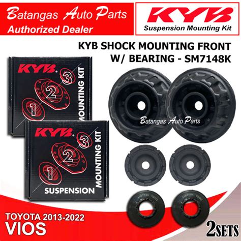 KYB FRONT SHOCK MOUNTING TOYOTA VIOS 2013 2022 WITH BEARING 2SETS 7148K