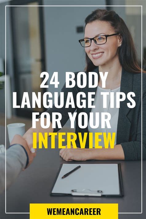 Body Language Tips For An Interview Artofit