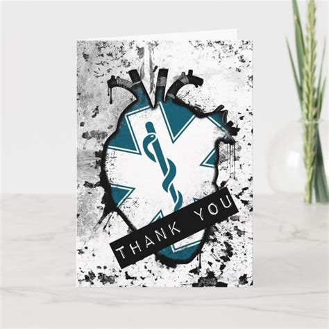 Thank You First Responder Card