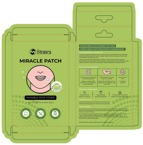 Box Packaging Design For Pimple Patch Behance