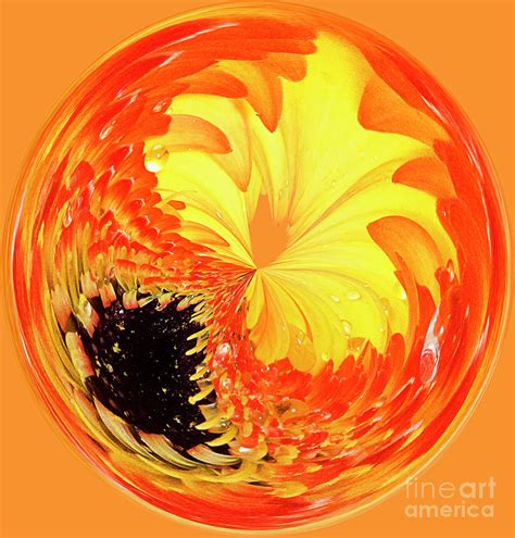 Flame Orb Digital Art by Elisabeth Lucas - Fine Art America