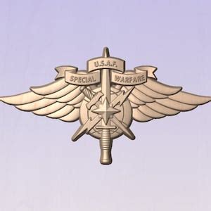 USAF Special Warfare Insignia 3D Model - Etsy