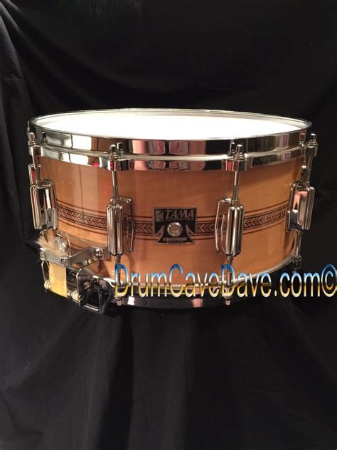 Vintage 1980 81 Tama Mastercraft Artwood 65x14 Aw 456 Snare Drum