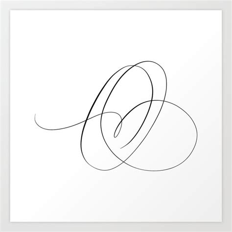 Letter O in Calligraphy. Calligraphed letter O. Handlettered O ...