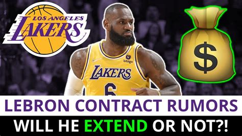 Lebron James Contract Extension Lakers Options And Scenarios Including