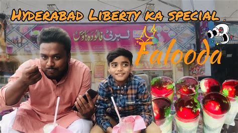 LIBERTY KA FAMOUS ICE CREAM RABRI FALOODA Hyderabad Street Food