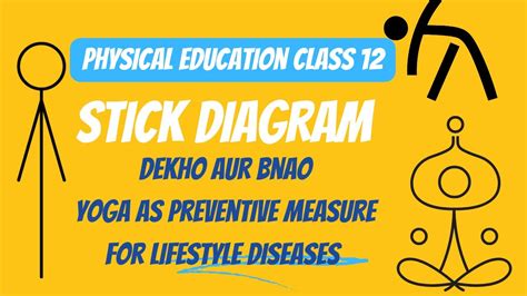 Stick Diagram According To Cbse Yoga Posture Yoga As Preventive