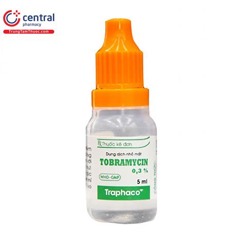 CHÍNH HÃNG Thuốc nhỏ mắt Tobramycin 0 3 Traphaco 5ml