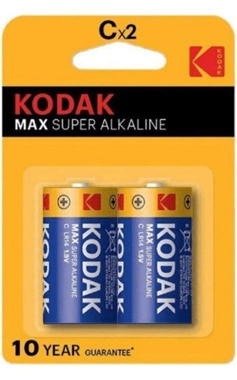 Kodak Max Pila Alcalina C Lr Blister