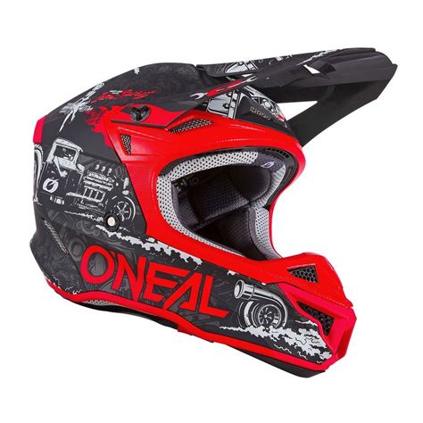 Oneal 5SRS HR V 22 Helm Schwarz Rot