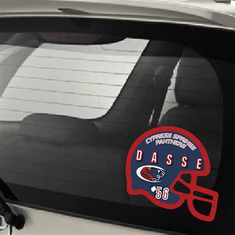 Car Decals: Custom Shape – School Spirit Place