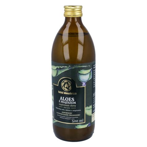 Herbal Monasterium sok z aloesu z miąższem 500 ml opinie skład i