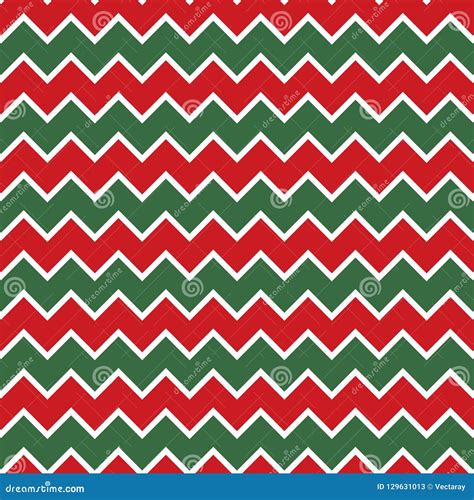 Seamless Christmas Wrapping Paper Pattern. Stock Illustration - Illustration of festive, chevron ...