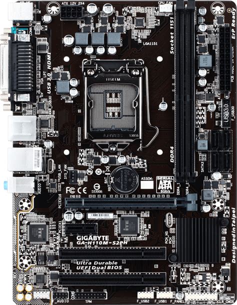 Gigabyte Ga H M S Ph Motherboard Specifications On Motherboarddb