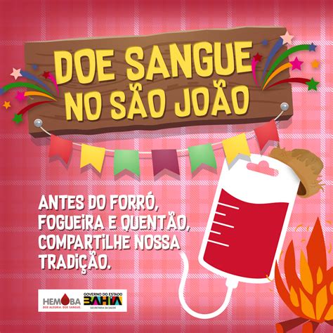 Hemoba Lan A Campanha De S O Jo O Para Doa O De Sangue Blog A