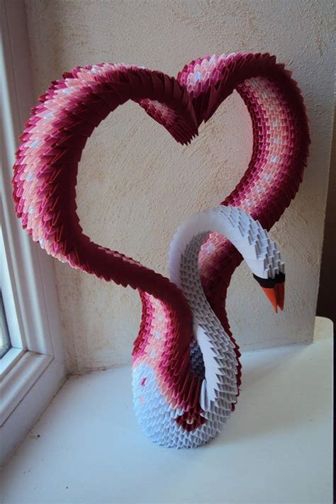 20 Ideas Fantasticas Cisne Corazon Origami 3d Paso A Paso Alyshia