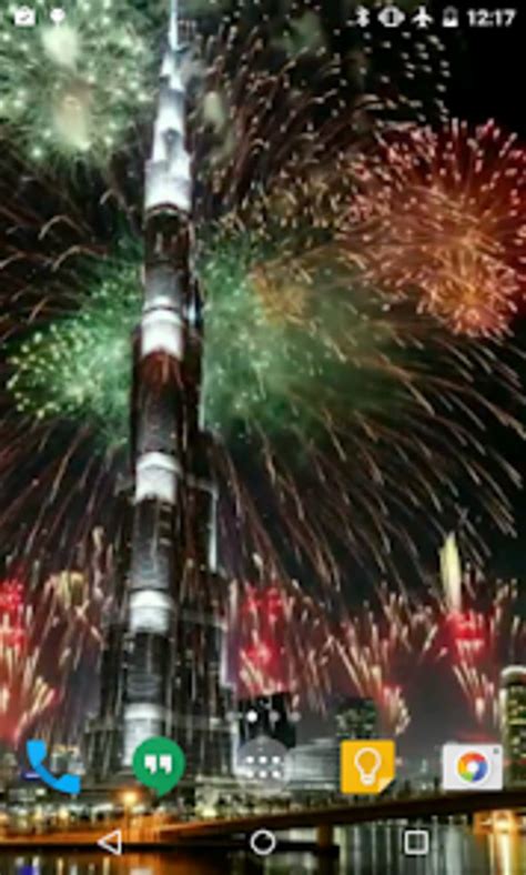 Dubai Fireworks Live Wallpaper for Android - Download