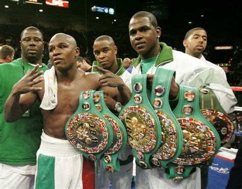 Floyd "Money" Mayweather’s Image Now Added to WBC Belts