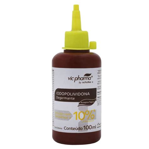 Iodopovidona pvpi degermante 100ML vicpharma em Promoção Ofertas na