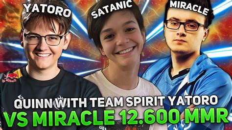 12 600 MMR GAME SATANIC With TEAM SPIRIT YATORO Against MIRACLE