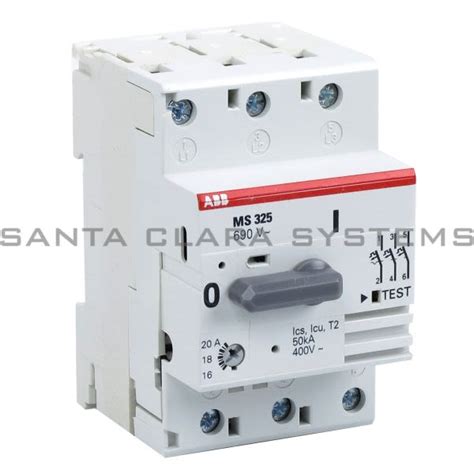 MS325 20 0 Abb Manual Motor Starter 1SAM150000R1013 Santa Clara Systems