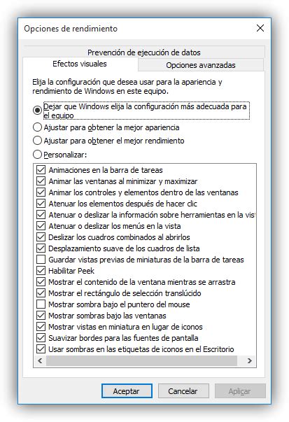 Desactiva Las Animaciones De Windows 10 Y Mejora Su Rendimiento