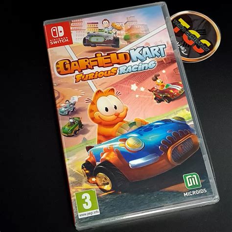 Garfield Kart Furious Racing Switch Eu Factorysealed Game In En Fr De